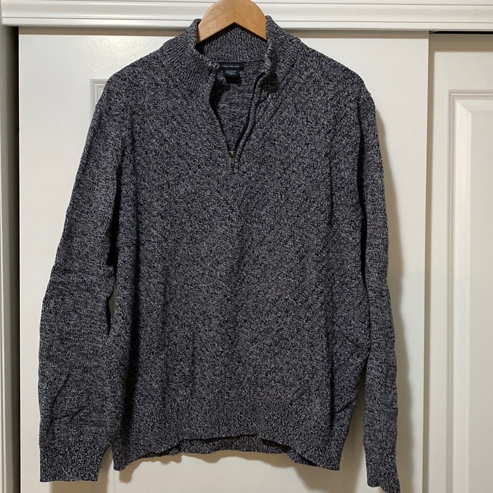 Men’s Calvin Klein 1/4 zip sweater, XXL